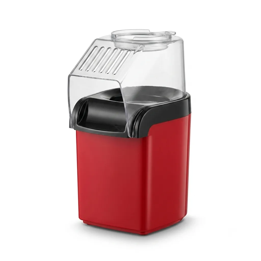 Elite Retro Hot Air Popcorn Maker – Healthy Oil-Free Countertop Popper